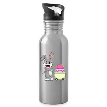 Achats de Pâques Bunny - Gourde avec paille intégrée - argent clair - Droite