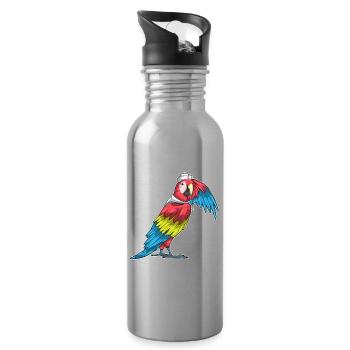 Chapeau de marin Parrot Sailor - Gourde avec paille intégrée - argent clair - Droite
