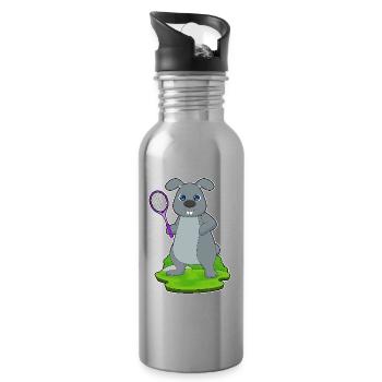 Rabbit Tennis Rackets - Water bottle with straw - silver - Right