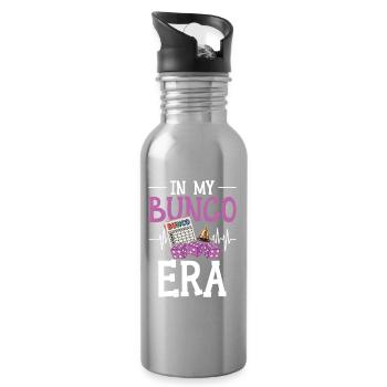 In My Bunco Era - Water bottle with straw - silver - Right
