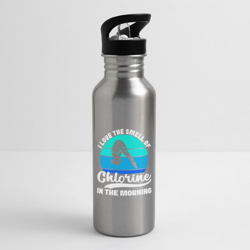 Diving diving board Water bottle with straw