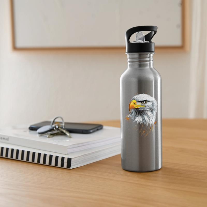Eagle Bald Eagle Golden Eagle White-tailed Eagle Water bottle with straw
