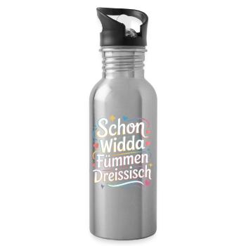 Widda Fümmen Dreissisch fête déjà ses 50 ans - Gourde avec paille intégrée - argent clair - Droite