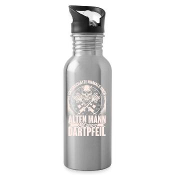 darts - Water bottle with straw - silver - Right
