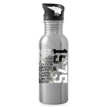 51 YEARS LIMITED EDITION 1975 51ST BIRTHDAY - Water bottle with straw - silver - Right