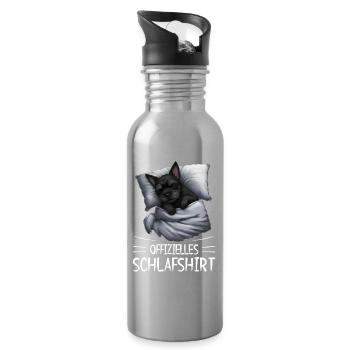 Chemise de nuit officielle Affenpinscher Dog - Gourde avec paille intégrée - argent clair - Droite
