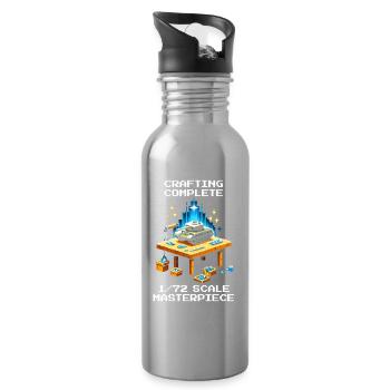 Crafting Finished: 1/72 Masterwork | Model making - Water bottle with straw - silver - Right