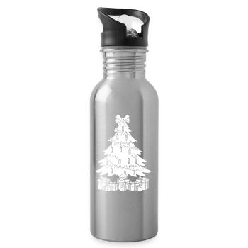Harmonica Musican Christmas Tree Harmonica - Trinkflasche mit integriertem Trinkhalm - Lightsilver - Rechts
