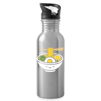 Ramen - Water bottle with straw - silver - Right
