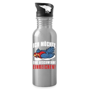 Ich möchte eine Beschwerde einreichen - Trinkflasche mit integriertem Trinkhalm - Lightsilver - Rechts
