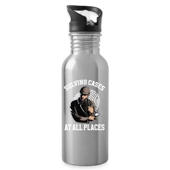  Investigation Uniform Observation Gear Private - Water bottle with straw - silver - Right