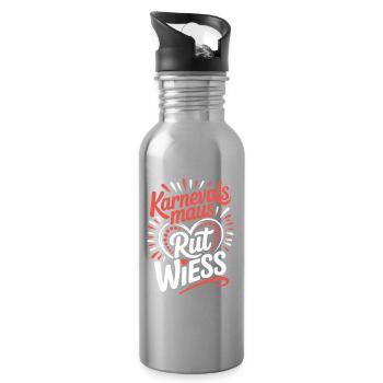 Carnival Mouse Rut Wiess Cologne Cologne Cologne Carnival Mouse - Water bottle with straw - silver - Right