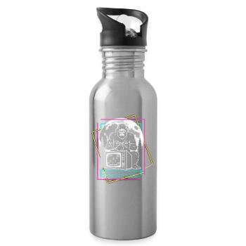 Bigfoot Gaming - Water bottle with straw - silver - Right