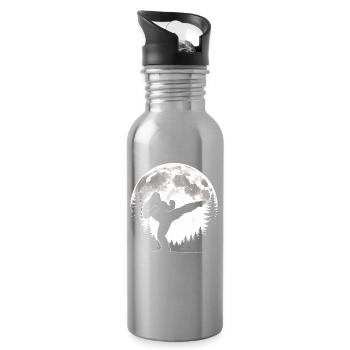 Bigfoot Kickboxing Moon - Gourde avec paille intégrée - argent clair - Droite