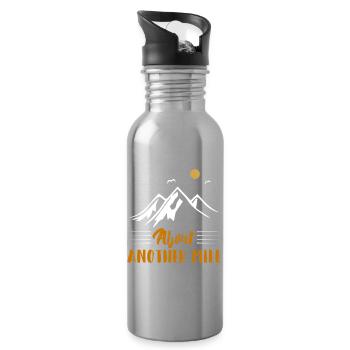 About Another Mile Hiking Adventure Shirt - Water bottle with straw - silver - Right