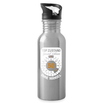 Top Condition Special Edition 50 Years 1976 Dec. - Water bottle with straw - silver - Right