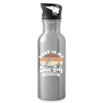 Disc Golf Gifts Disc Golf - Water bottle with straw - silver - Right