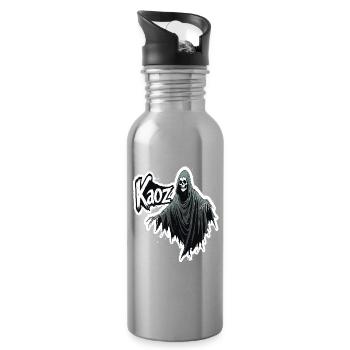 Reaper Kaos Hooded Glyph - Water bottle with straw - silver - Right