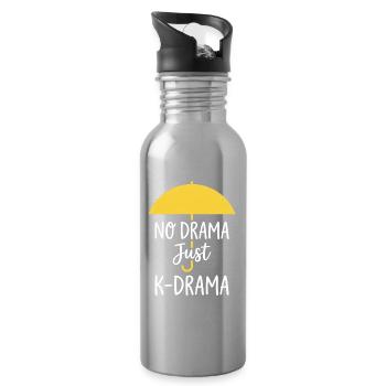 Drame coréen K-Drama Lover Kdrama - Gourde avec paille intégrée - argent clair - Droite