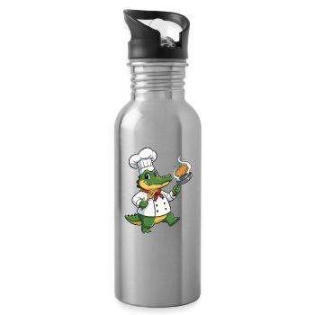 Gatorkoch Panfire - Gourde avec paille intégrée - argent clair - Droite