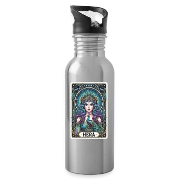 Hera Tarot Card - Water bottle with straw - silver - Right