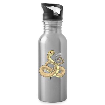 Snake Golf Golf Clubs - Gourde avec paille intégrée - argent clair - Droite