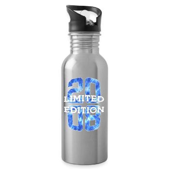 ÉDITION LIMITÉE 2008 18 ANS 18 ANS - Gourde avec paille intégrée - argent clair - Droite