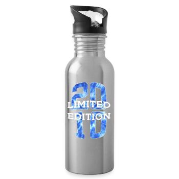 ÉDITION LIMITÉE 2010 16 ANS 16E ANNIVERSAIRE - Gourde avec paille intégrée - argent clair - Droite