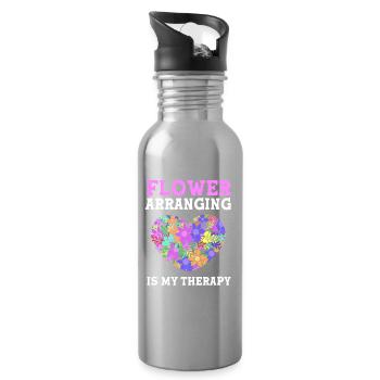 Floristry Florist Florist Bouquet - Water bottle with straw - silver - Right