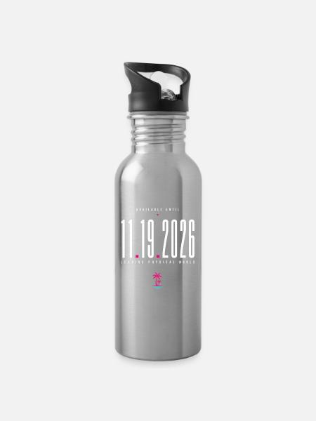 Gaming Meme für echte Zocker & Nerds - Trinkflasche mit integriertem Trinkhalm - Lightsilver