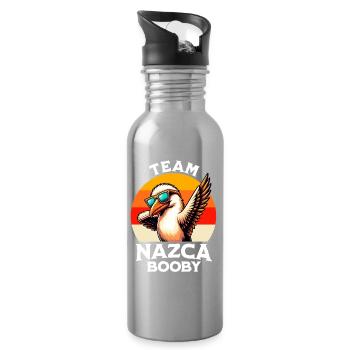 Team Nazca Tölpel - Trinkflasche mit integriertem Trinkhalm - Lightsilver - Rechts