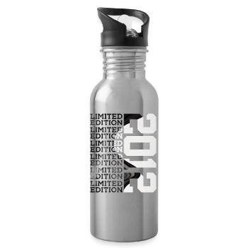 14 YEARS OLD LIMITED EDITION 2012 14TH BIRTHDAY - Water bottle with straw - silver - Right