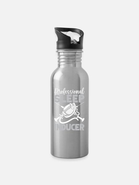 Anesthesiologist Sleep Inducer Anesthesia - Trinkflasche mit integriertem Trinkhalm - Lightsilver