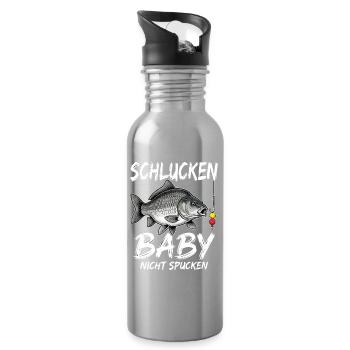 Schlucken Baby Nicht Spucken - Trinkflasche mit integriertem Trinkhalm - Lightsilver - Rechts