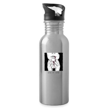 Vow of Void: Lip History - Water bottle with straw - silver - Right