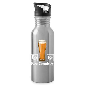 Pure Chemistry - Water bottle with straw - silver - Right