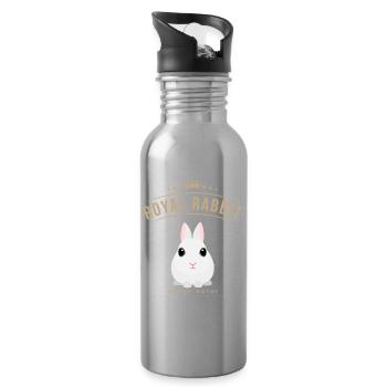 LAPIN ROYAL Nain hotot - Nain hotot - Gourde avec paille intégrée - argent clair - Droite