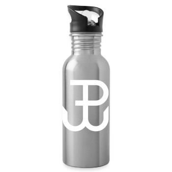 Kotwica, Polen - Trinkflasche mit integriertem Trinkhalm - Lightsilver - Rechts
