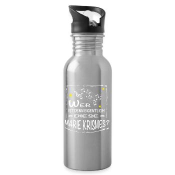Who is this MARIE Krismes - Water bottle with straw - silver - Right
