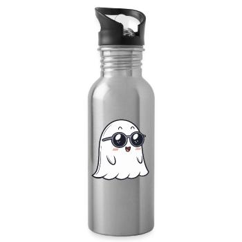 Ghost Soft Dark Brille - Trinkflasche mit integriertem Trinkhalm - Lightsilver - Rechts