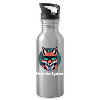 Fuchs Cyberspace VR-Goggles - Trinkflasche mit integriertem Trinkhalm - Lightsilver - Rechts