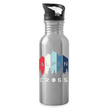 Alpen Cross 26 - Crossing the Alps 2026 - Hiking - Water bottle with straw - silver - Right