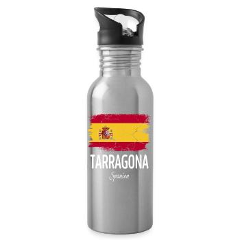 Tarragona - Trinkflasche mit integriertem Trinkhalm - Lightsilver - Rechts