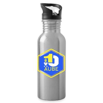 Dawn 10 - Water bottle with straw - silver - Right