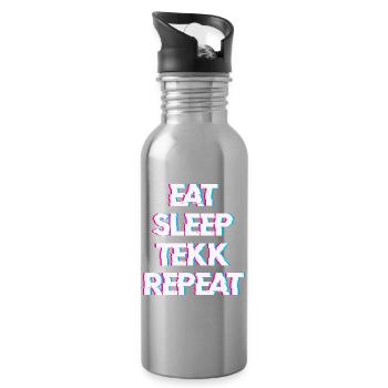Hardtekk Tekk - Water bottle with straw - silver - Right