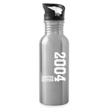 22e anniversaire 2004 Édition limitée Jeunes Filles - Gourde avec paille intégrée - argent clair - Droite