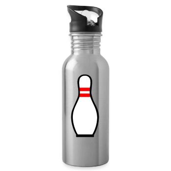 HOBBY KEGELN - BOWLING SPORT - Water bottle with straw - silver - Right