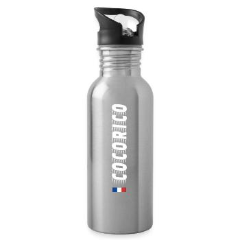Cocorico Speed  - Gourde avec paille intégrée - argent clair - Droite