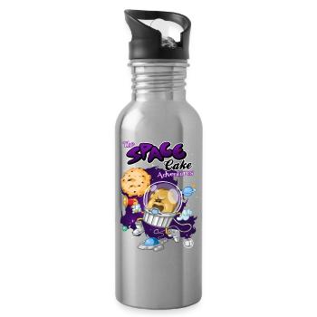 Space cake - Water bottle with straw - silver - Right