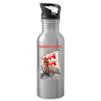 DRAKKAR NORMANDIE Kreation Louis RUNEMBERG © Adagp - Trinkflasche mit integriertem Trinkhalm - Lightsilver - Rechts